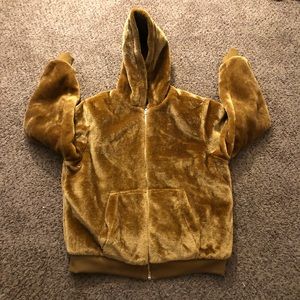 Bomber Faux Fur Jacket Size Large